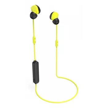 Hama Freedom Athletics II Bezvadu austiņas ar āķi, sporta Bluetooth melns, dzeltens