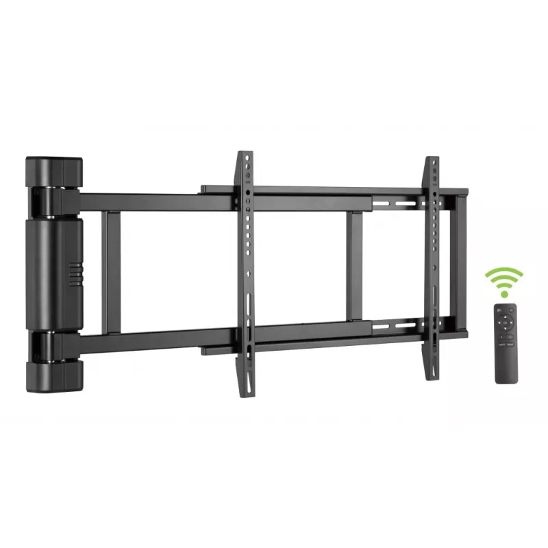 Sienas stiprinājums TV TECHLY 368697 elektriski regulējams 32–75 collu ekrāniem, max slodze 50 kg