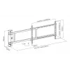 Sienas stiprinājums TV TECHLY 368697 elektriski regulējams 32–75 collu ekrāniem, max slodze 50 kg