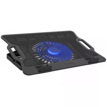 Dzesēšanas paliktnis klēpjdatoram NATEC DIPPER 2 17,3 collām (43,9 cm), 1 ventilators 18 cm, 650 RPM, USB, melns