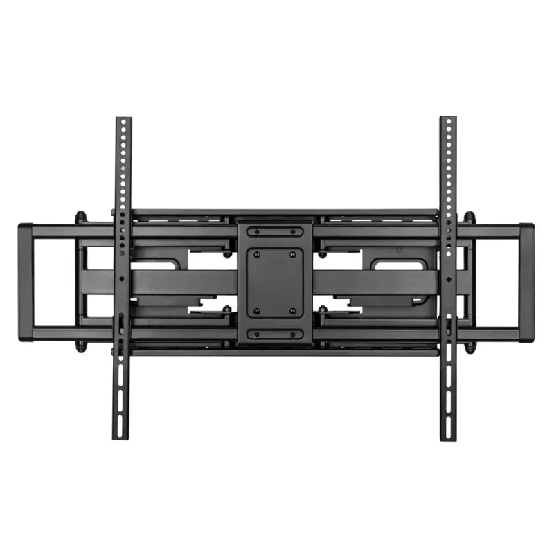 Techly plāna sienas kronšteins 60-120 collu LCD LED televizoram, melns, maksimālā slodze 120 kg