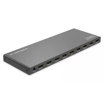 DIGITUS HDMI Sadalītājs 1x8, 4K/60Hz, HDCP 2.3, EDID Vadība