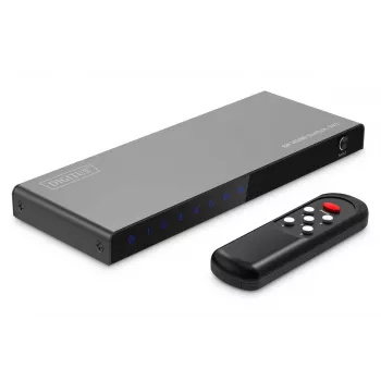 DIGITUS 5x1 HDMI Slēdzis, 8K/60Hz (4:4:4), HDR, HDCP2.3