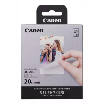 Canon XC-20L papīra komplekts, sublimācijas druka, 5.4x8.5 cm, 20 loksnes