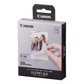 Canon XC-20L papīra komplekts, sublimācijas druka, 5.4x8.5 cm, 20 loksnes
