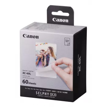 Canon XC-60L papīra komplekts, sublimācijas druka, 5,4x8,5 cm, 60 loksnes