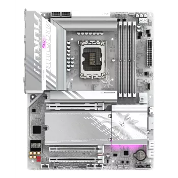 Mātesplate GIGABYTE Z890 AORUS ELITE WIFI7 ICE — Intel Core Ultra (2. sērija), DDR5, PCIe 5.0, Wi-Fi 7