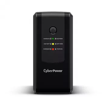 CyberPower UT650EG line-interactive nepārtrauktās barošanas avots (UPS), 650 VA / 360 W, AVR, 3x Schuko, tornveida