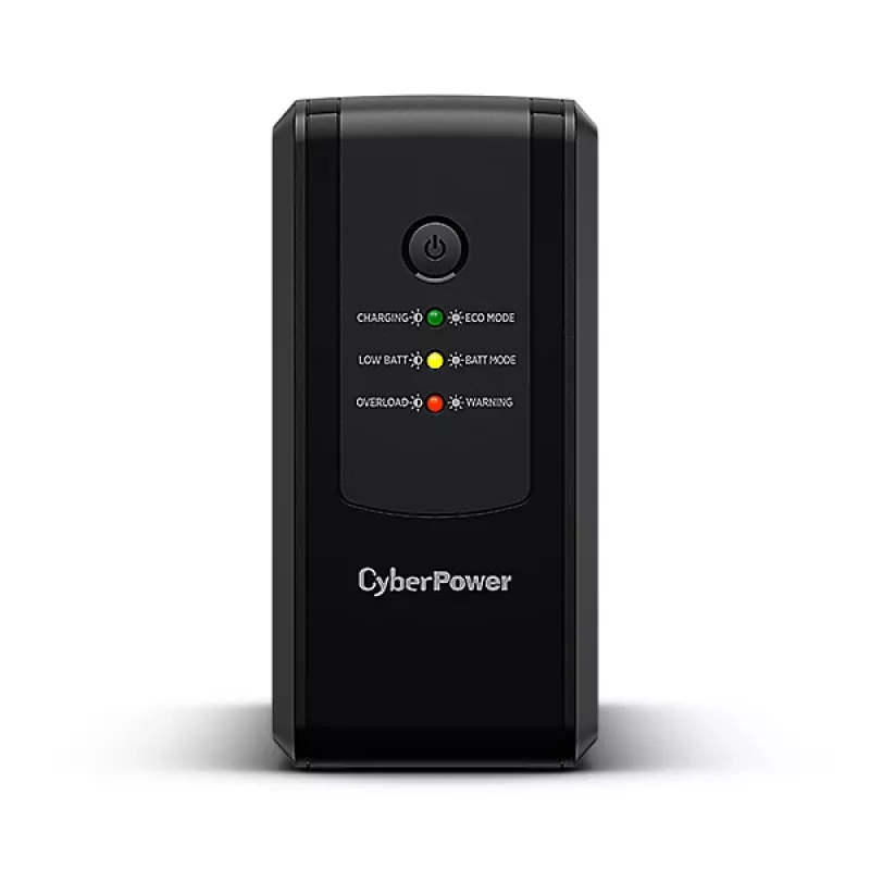 CyberPower UT650EG line-interactive nepārtrauktās barošanas avots (UPS), 650 VA / 360 W, AVR, 3x Schuko, tornveida