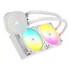 CORSAIR Nautilus 240 Rs ARGB Šķidruma Dzesētājs Procesoram Visapkārt Šķidruma Dzesētājs Balts