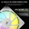 CORSAIR Nautilus 240 Rs ARGB Šķidruma Dzesētājs Procesoram Visapkārt Šķidruma Dzesētājs Balts
