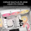 CORSAIR Nautilus 240 Rs ARGB Šķidruma Dzesētājs Procesoram Visapkārt Šķidruma Dzesētājs Balts
