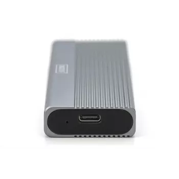 DIGITUS USB ārējais korpuss NVMe + SATA 10Gbps (NVMe) 6 Gbps (SATA) USB 3.1 Gen2 alumīnija bezinstrumentu