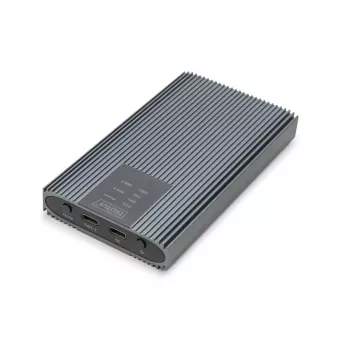 DIGITUS NVMe Clonestation - NVMe 20Gbit/s USB 3.2 Gen2 Alumīnija bezinstrumentu