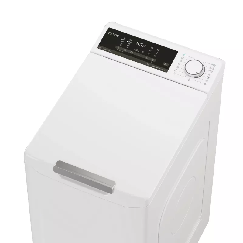 Candy TCA274TM4-S veļas mazgājamā mašīna ar augšējo ielādi 7 kg 1200 apgr./min Balta