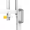 Neomounts MOVE Go XL FL50-575WH1 televizora ratiņi, 65-110 collas, līdz 125 kg, VESA 100x100-1100x600, augstums 129-139 cm, ar fiksēšanu, ātra montāža, TÜV, balti