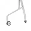 Neomounts MOVE Go XL FL50-575WH1 televizora ratiņi, 65-110 collas, līdz 125 kg, VESA 100x100-1100x600, augstums 129-139 cm, ar fiksēšanu, ātra montāža, TÜV, balti