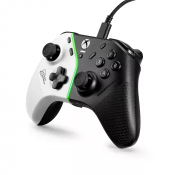 Thrustmaster H.E.A.R.T. Black, White vadu spēļu kontrolieris PC, Xbox One, Xbox One S, Xbox One X