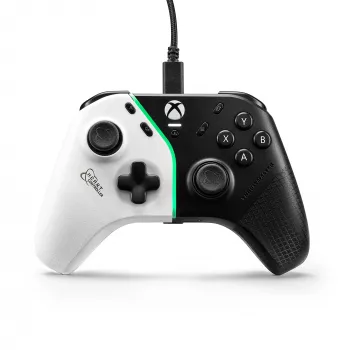 Thrustmaster H.E.A.R.T. Black, White vadu spēļu kontrolieris PC, Xbox One, Xbox One S, Xbox One X
