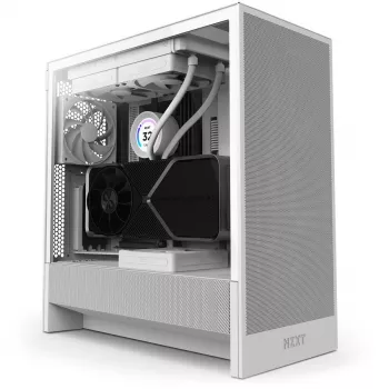 NZXT H7 Flow 2024 Mid Tower korpuss balts