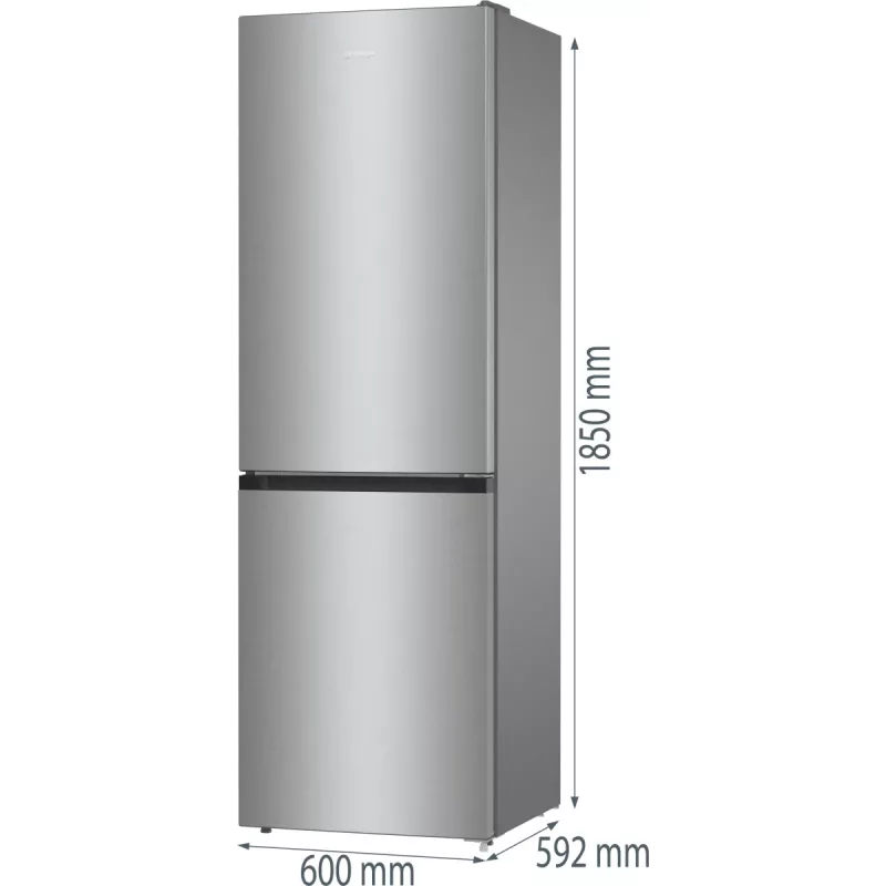 Gorenje NRK61CS2XL4 Brīvstāvošs Ledusskapis 300 L Pelēks