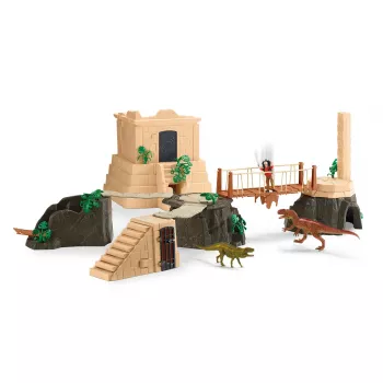 Schleich Conquest of the Dino Temple Mega Set Action/Adventure Daudzkrāsains