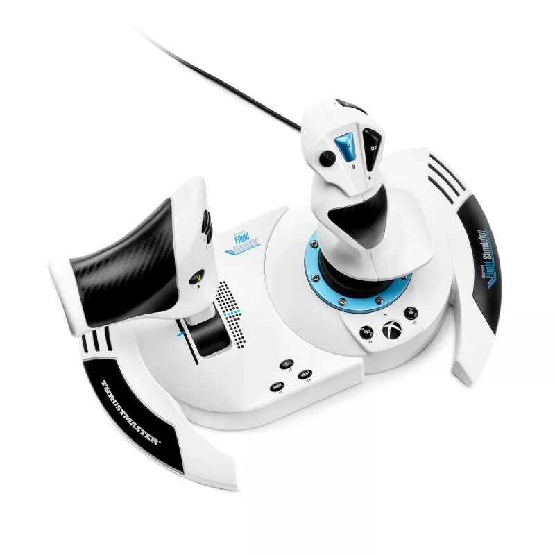 Džoistiks Thrustmaster T.Flight Hotas One Microsoft Flight Simulator Edition USB Melns Balts