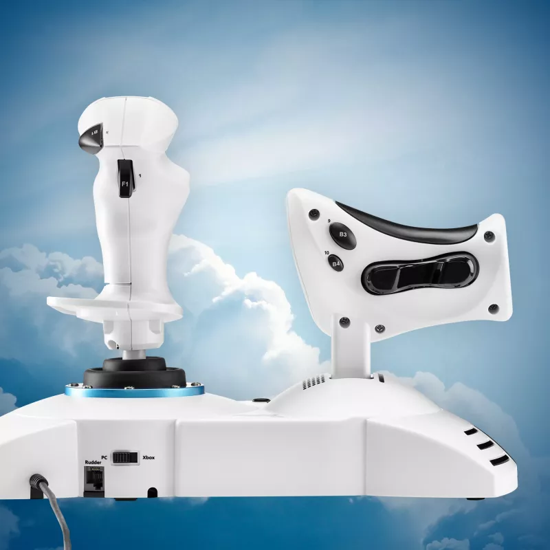 Džoistiks Thrustmaster T.Flight Hotas One Microsoft Flight Simulator Edition USB Melns Balts