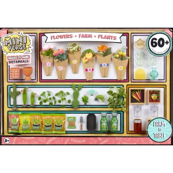 Miniverse - Make It Mini Botanicals, 8 gadi, Daudzkrāsains, Plastmasa