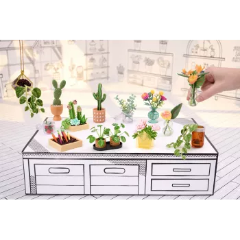 Miniverse - Make It Mini Botanicals, 8 gadi, Daudzkrāsains, Plastmasa