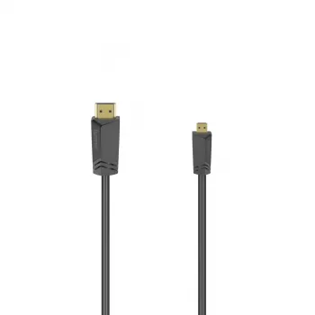 Hama 00205016 HDMI kabelis 1.5 m HDMI Type A (Standarta) – HDMI Type D (Micro) Melns