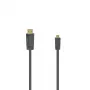 Hama 00205016 HDMI kabelis 1.5 m HDMI Type A (Standarta) – HDMI Type D (Micro) Melns