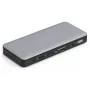 DIGITUS USB-C dokstacija, 11 porti - 2x HDMI / DP / 2x USB-A 3.2 Gen 2 / USB-C 3.2 Gen 2 / GbE / SD / MicroSD / DC-Jack - 150 W maks / 3.5 mm
