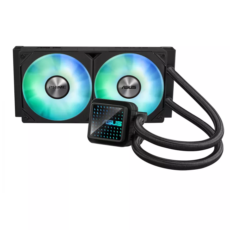 ASUS Prime LC 240 ARGB Visapkārtējs šķidruma dzesētājs 12 cm Melns