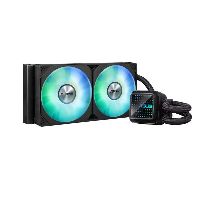 ASUS Prime LC 240 ARGB Visapkārtējs šķidruma dzesētājs 12 cm Melns