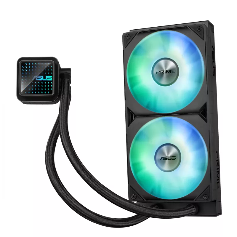 ASUS Prime LC 240 ARGB Visapkārtējs šķidruma dzesētājs 12 cm Melns