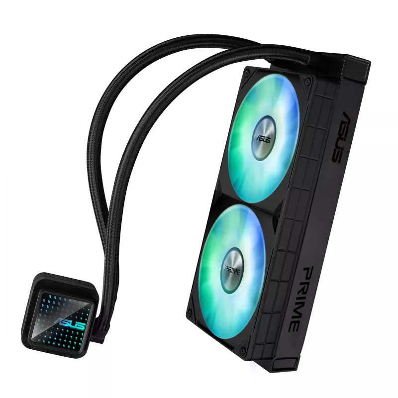 ASUS Prime LC 240 ARGB Visapkārtējs šķidruma dzesētājs 12 cm Melns