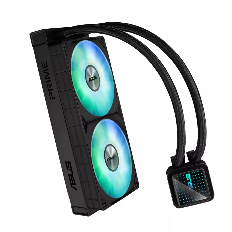 ASUS Prime LC 240 ARGB Visapkārtējs šķidruma dzesētājs 12 cm Melns