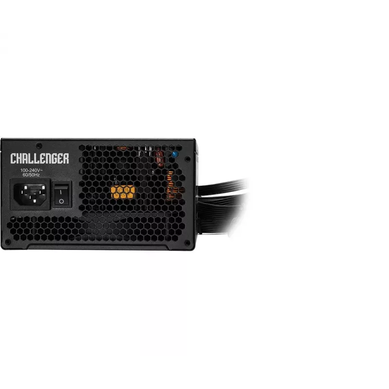 Barošanas bloks ASRock CL-550B Challenger 550W ATX, 20+4 pin, 80 PLUS Bronze, 120 mm ventilators, melns