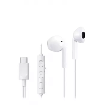 JVC Type C vadošās austiņas, baltas, vadu, zvaniem/mūzikai, 16.6 g