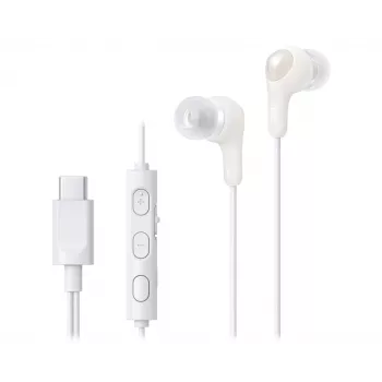 JVC HA-FR9UC Austiņas Vadu Iekšējās Ausīs Zvan/Mūzika USB Type-C Balts