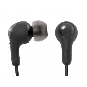 Vadu austiņas JVC HA-FR9UC ar USB-C, 9,2 mm draiveri, 5–22000 Hz, iebūvētu mikrofonu un vadības ierīcēm, 1,2 m vads, melna