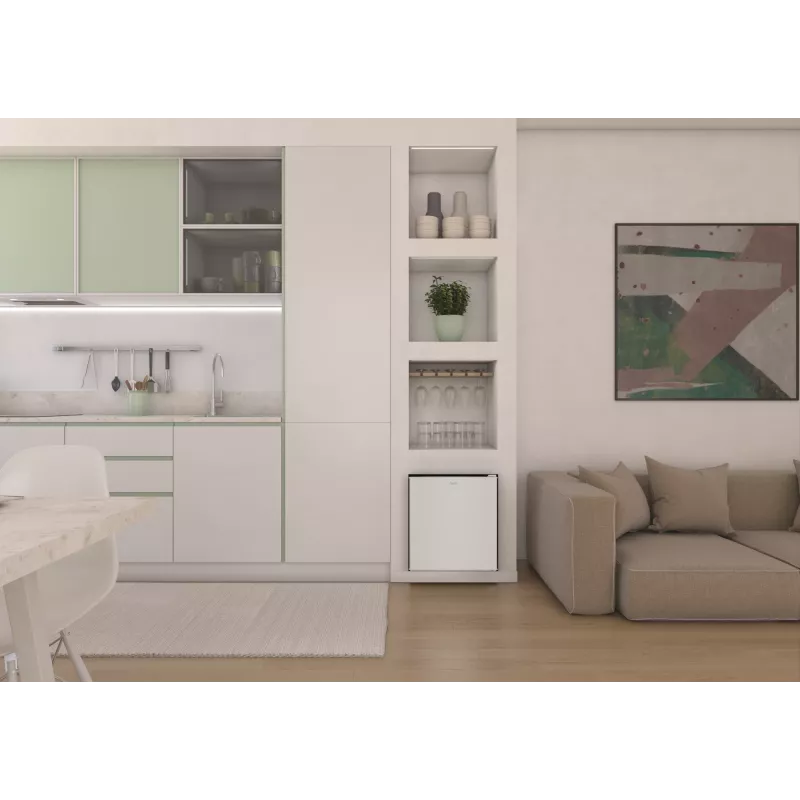 Candy CHASD4351EWC Brīvstāvošs Ledusskapis 42 L Balts