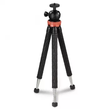 Statīvs Hama Traveller Pro viedtālrunim/akcijas kamerai, 3 kājas, Melns, Sarkans