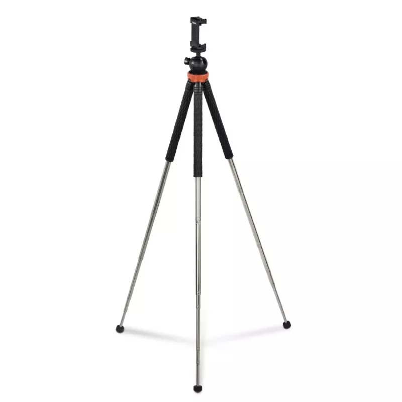 Statīvs Hama Traveller Pro viedtālrunim/akcijas kamerai, 3 kājas, Melns, Sarkans