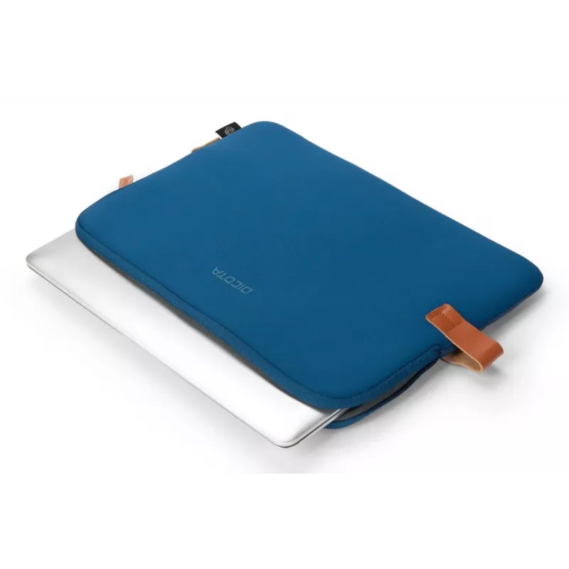 DICOTA Skin Urban MacBook 16 collu maciņš - Navy Blue / Otrreizēji pārstrādāts poliestera neoprēna audums