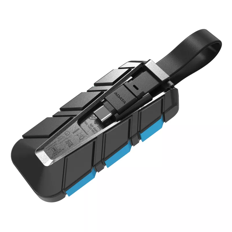 ADATA SC740 500 GB ārējais cietais disks USB Type-C 3.2 Gen 2 melns, zils