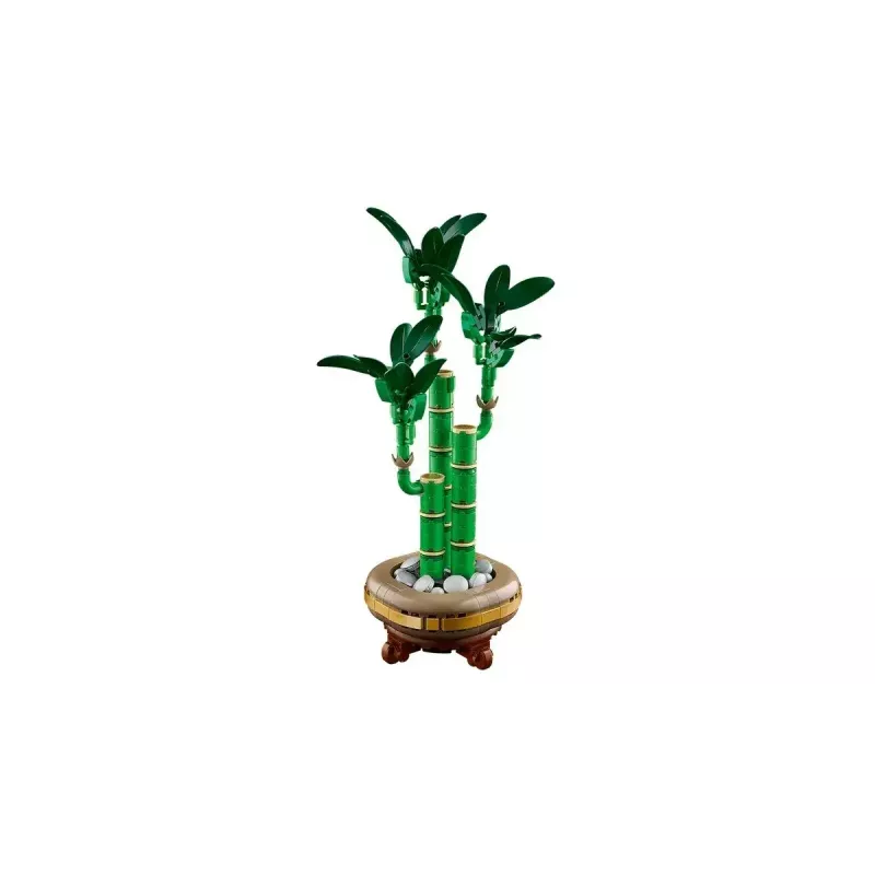 Dekoratīvais LEGO Icons modelis augs — LEGO 10344 Lucky Bamboo Botanical Collection, 325 gabali, 290 mm augstums