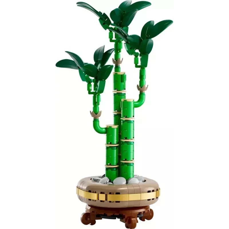 Dekoratīvais LEGO Icons modelis augs — LEGO 10344 Lucky Bamboo Botanical Collection, 325 gabali, 290 mm augstums
