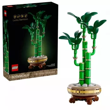 Dekoratīvais LEGO Icons modelis augs — LEGO 10344 Lucky Bamboo Botanical Collection, 325 gabali, 290 mm augstums